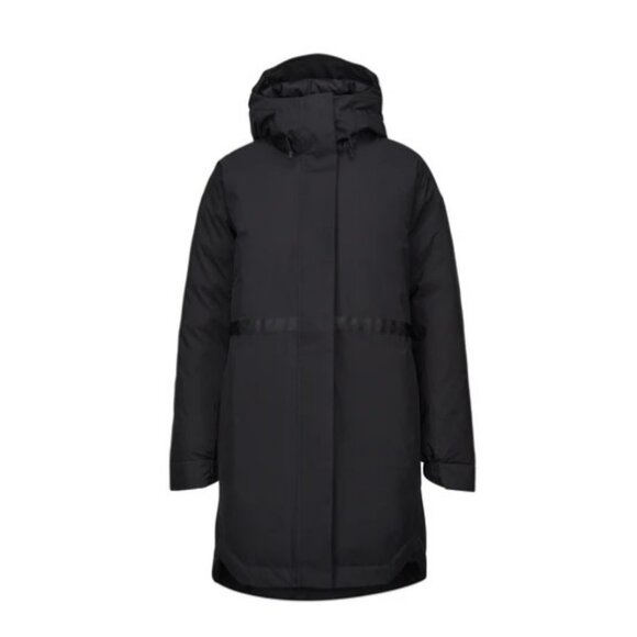 Adidas black urban rain ready parka women's jacket size L - Picture 2 of 9